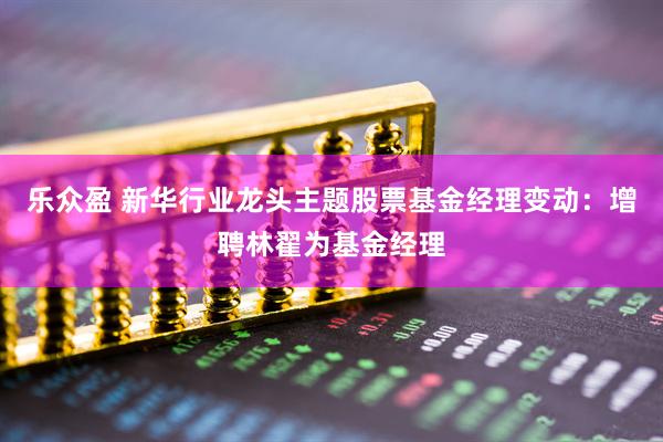 乐众盈 新华行业龙头主题股票基金经理变动：增聘林翟为基金经理